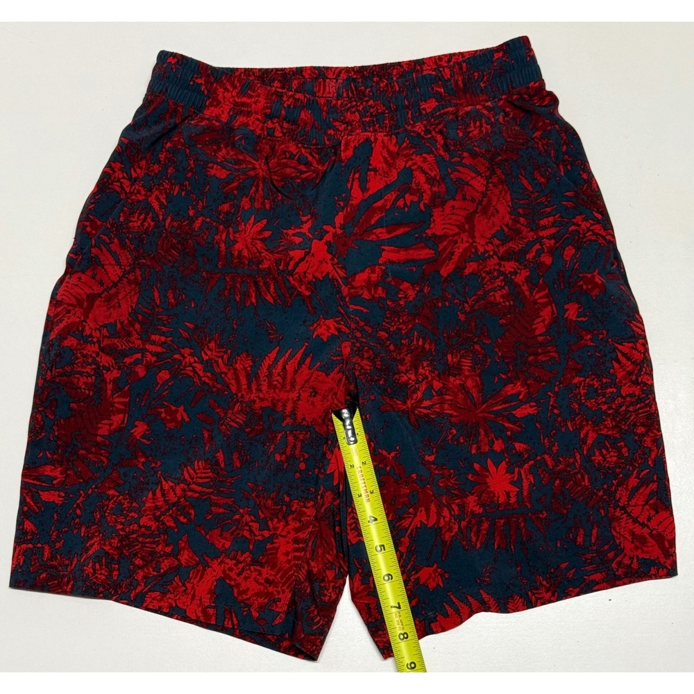 Lululemon Pace Breaker Lined Shorts 7 Floral Deep Coal Multi Mens M